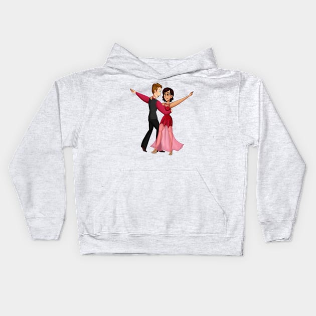 Viennese Waltz! Kids Hoodie by katidoodlesmuch